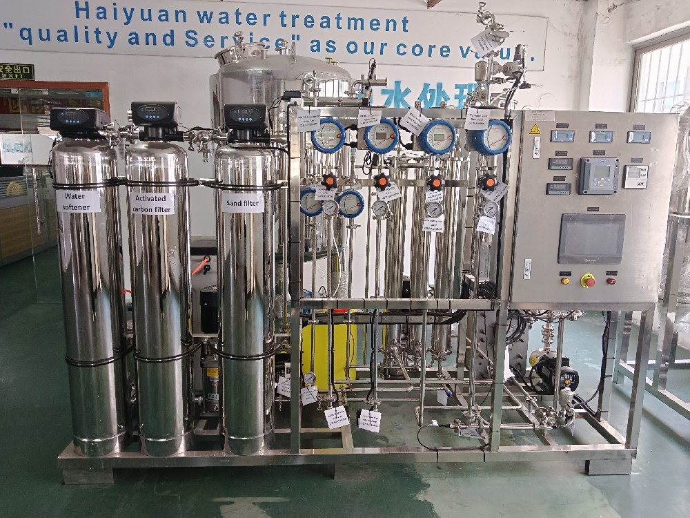 Система производства очищенной воды в фармацевтической промышленности